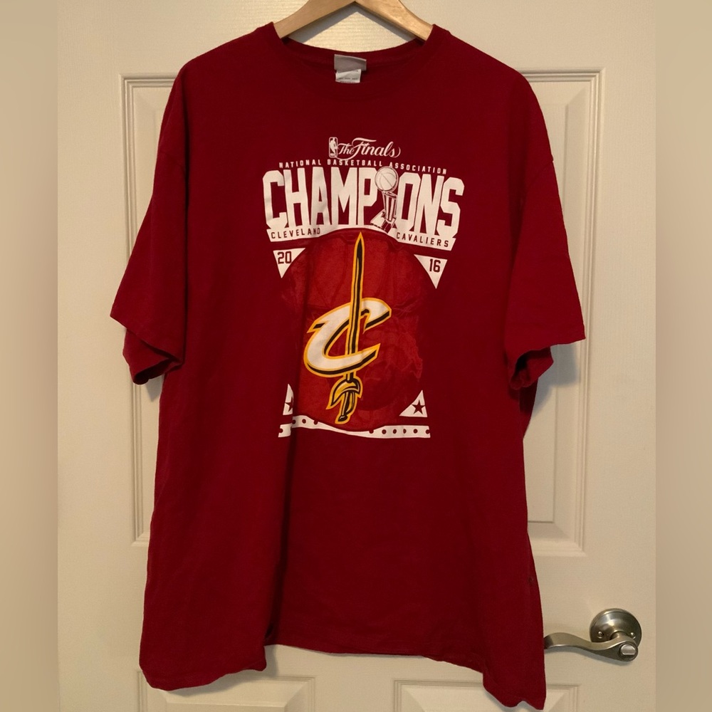 Cleveland Cavaliers NBA Basketball 2016 Finals Champions T Shirt Size 2XL